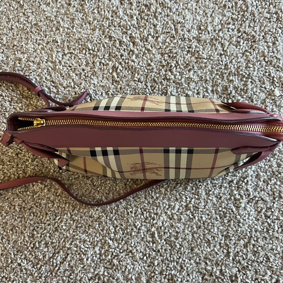 Burberry Haymarket bow tie cross body bag pink - Picture 4 of 9